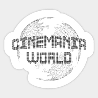 Cinemania BLACKOUT Logo T-Shirt Sticker